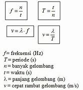 Rumus Mencari Waktu Tempuh Gelombang